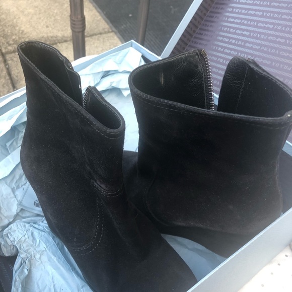 Prada wedge boot with box 37.5 - Picture 6 of 8